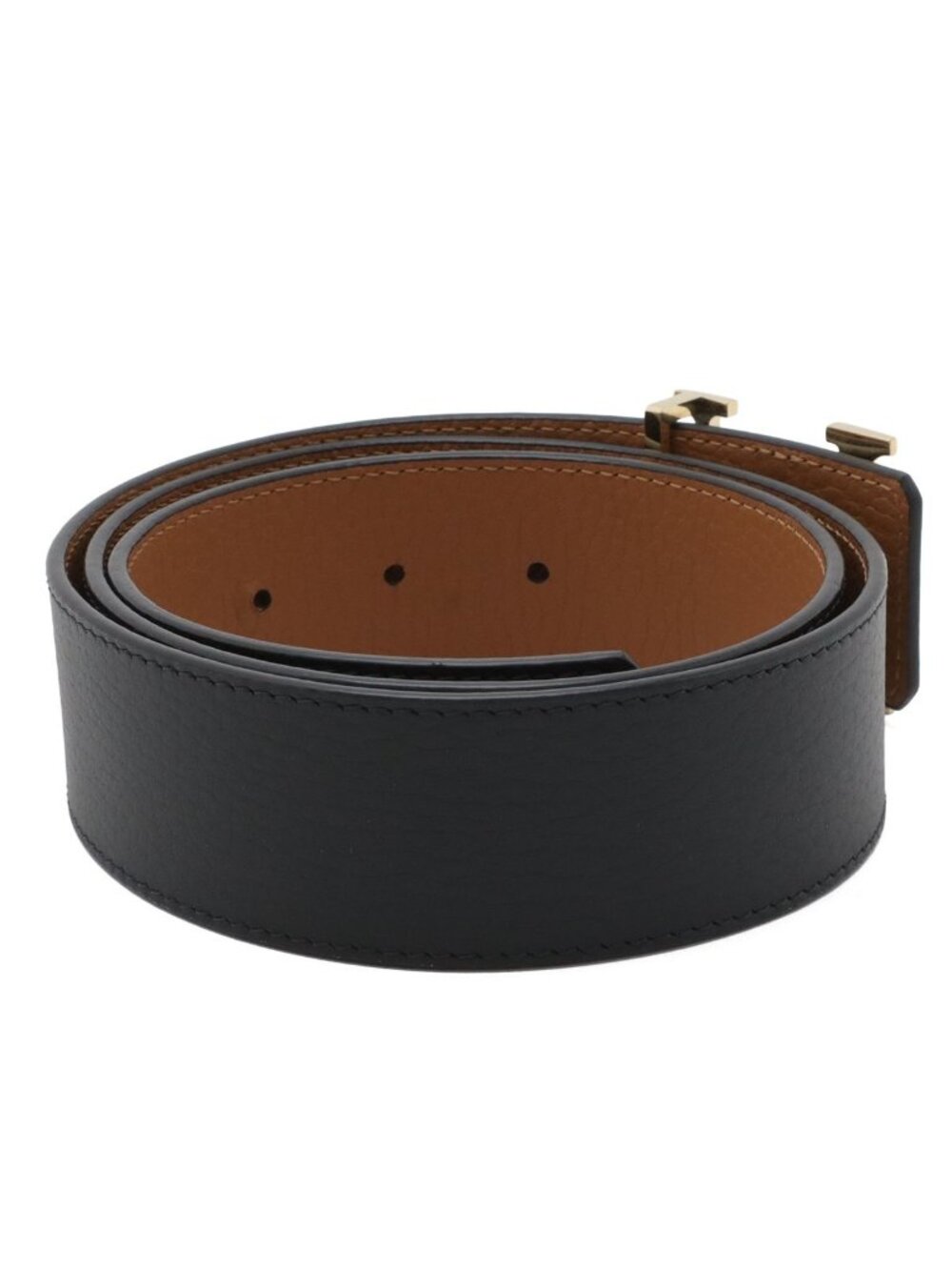 Louis Vuitton Ceinture LV Initial 40 mm Reversible Belt Taurillon Leather Black - Picture 2 of 7